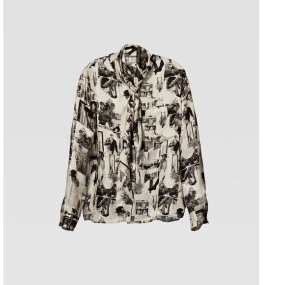 ZARA STUDIO Printed Photograph Shirt - Picture 13 of 13